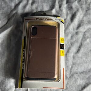 Rose Gold Phone Case for iPhone X